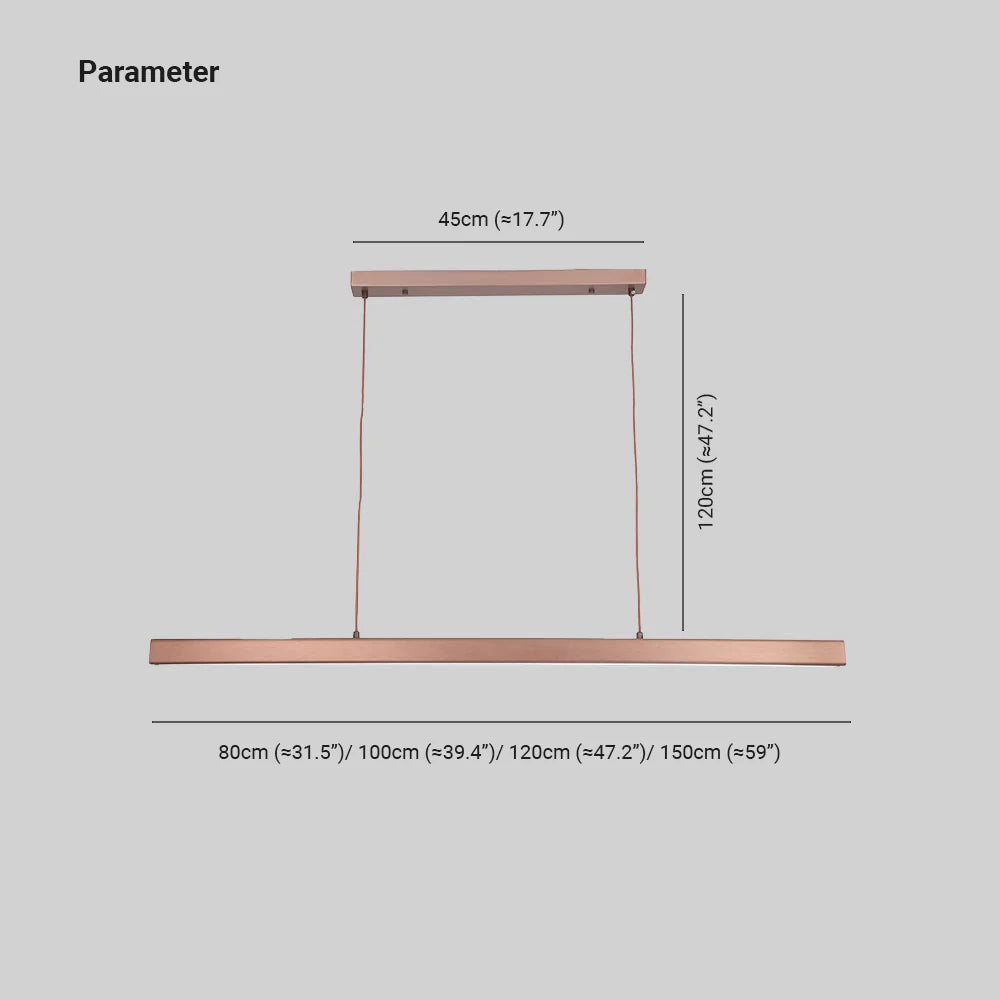 Pendant Light | Linear LED Kitchen Island Lamp