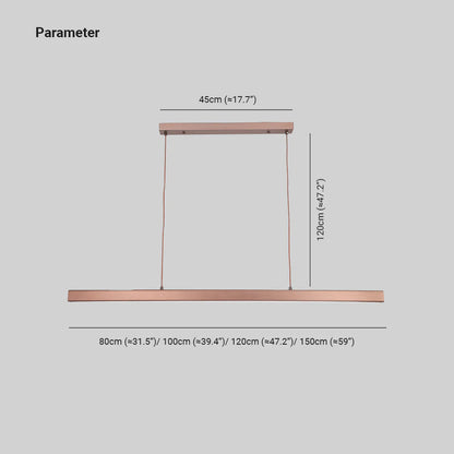Pendant Light | Linear LED Kitchen Island Lamp