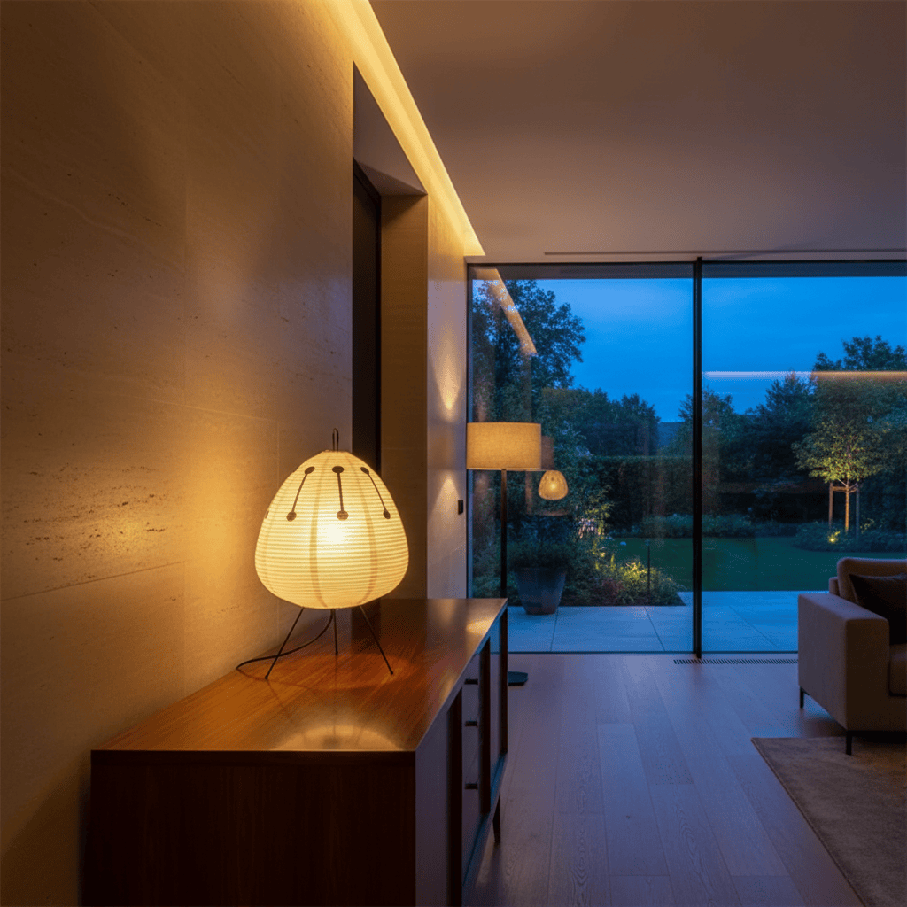Elvora Bedside Light | Japanese Lantern Design