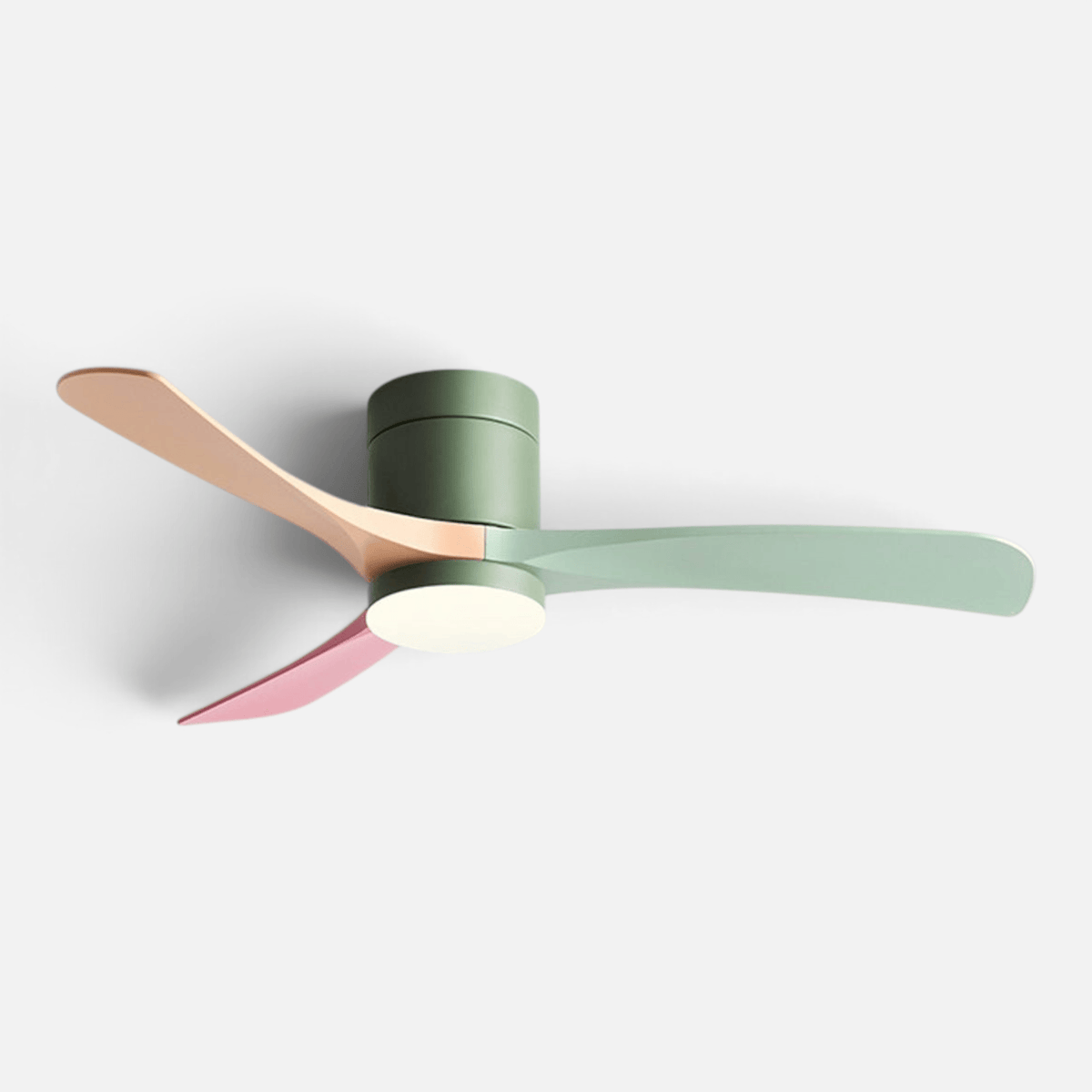 Elvora Ceiling Fan | Wooden Blade LED Light Design