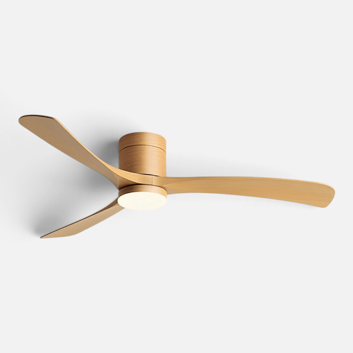 Elvora Ceiling Fan | Wooden Blade LED Light Design