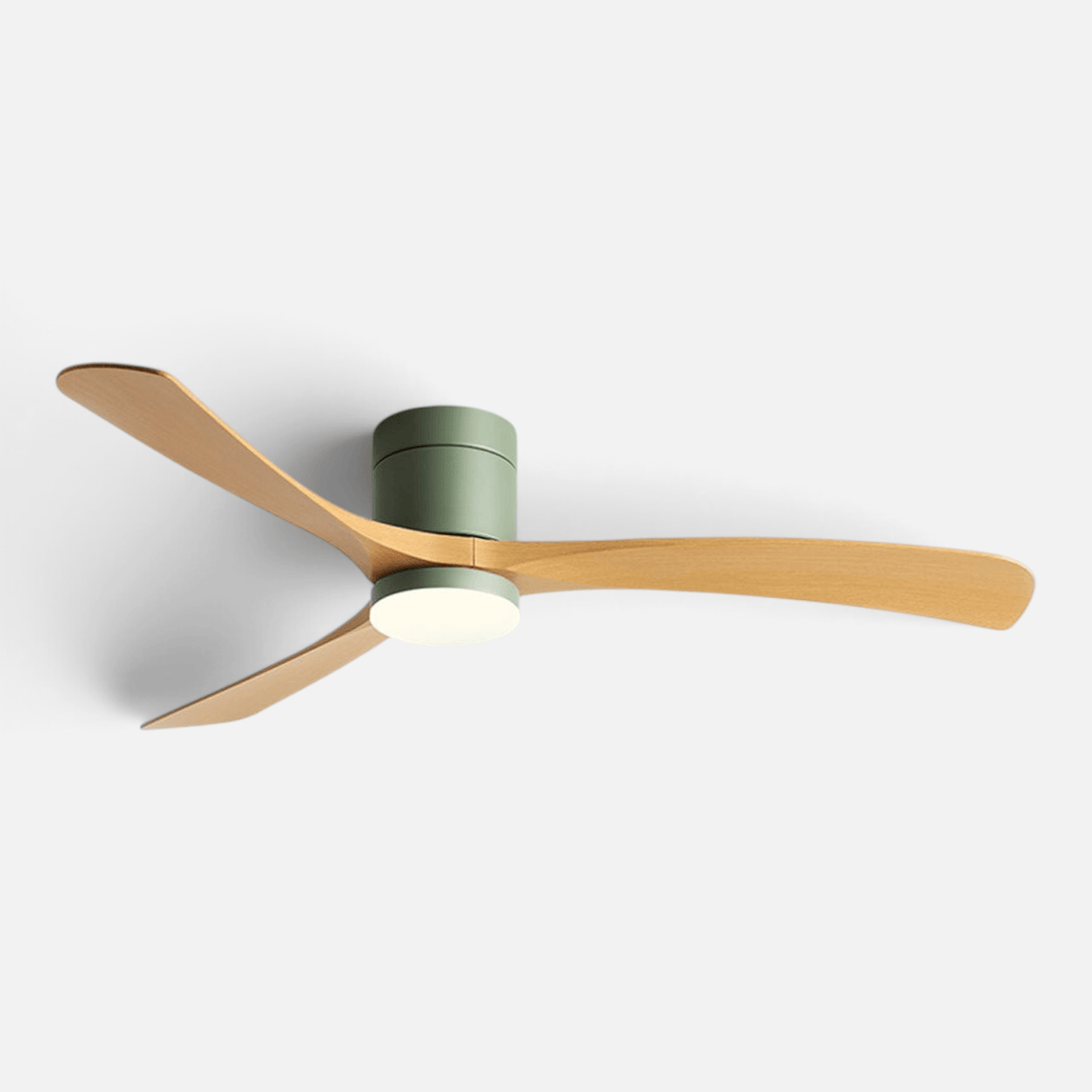 Elvora Ceiling Fan | Wooden Blade LED Light Design