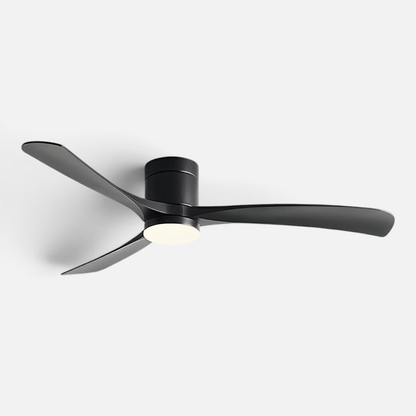 Elvora Ceiling Fan | Wooden Blade LED Light Design