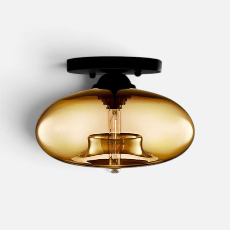 Elvora Ceiling Light | Art Deco Glass Globe Design