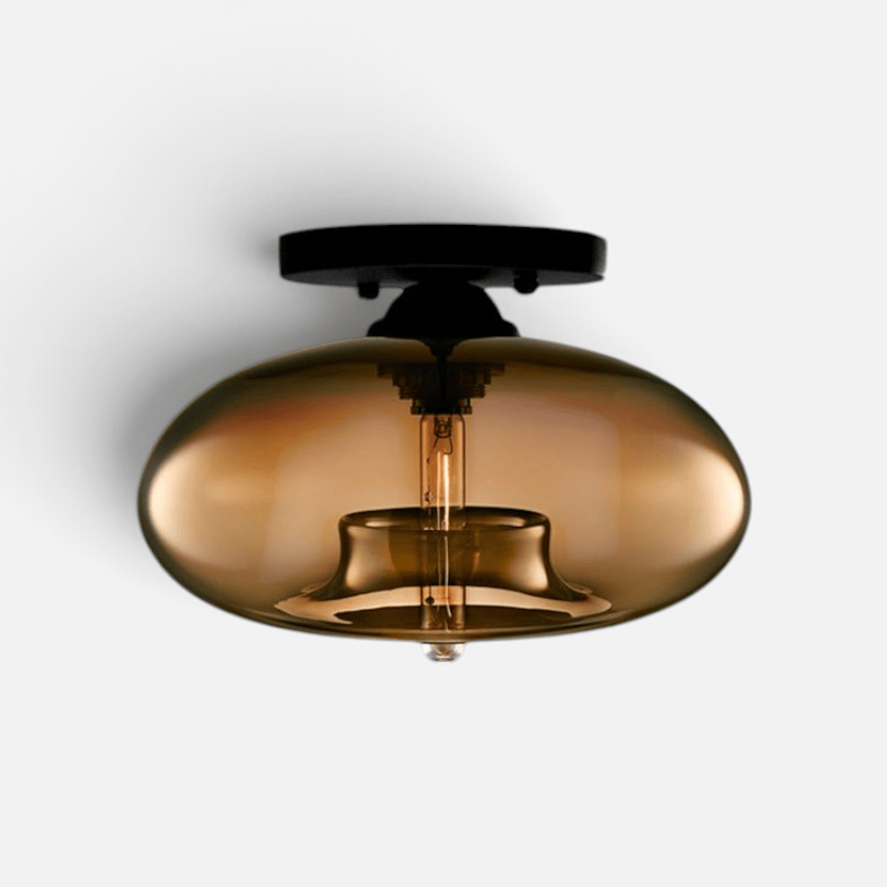 Elvora Ceiling Light | Art Deco Glass Globe Design
