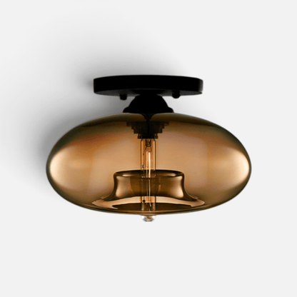 Elvora Ceiling Light | Art Deco Glass Globe Design