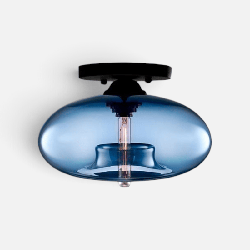 Elvora Ceiling Light | Art Deco Glass Globe Design