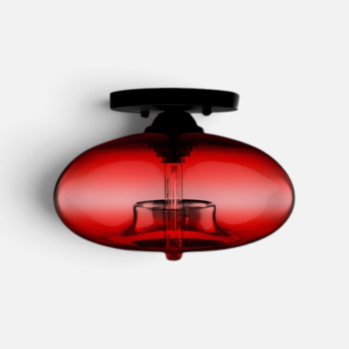 Elvora Ceiling Light | Art Deco Glass Globe Design