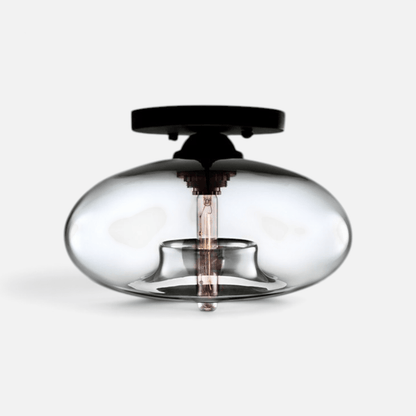 Elvora Ceiling Light | Art Deco Glass Globe Design