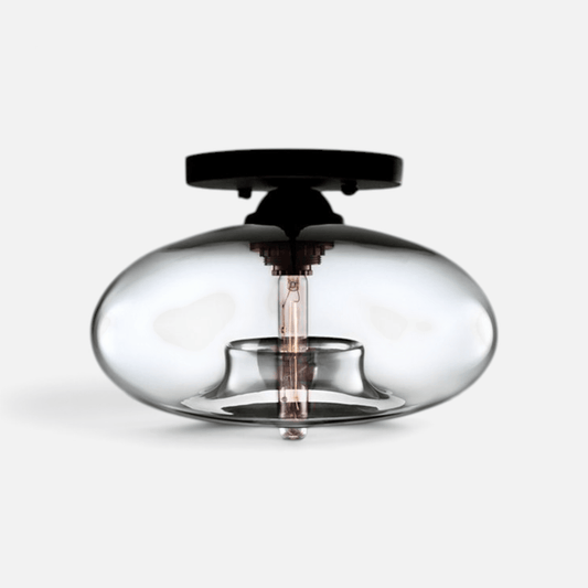 Elvora Ceiling Light | Art Deco Glass Globe Design