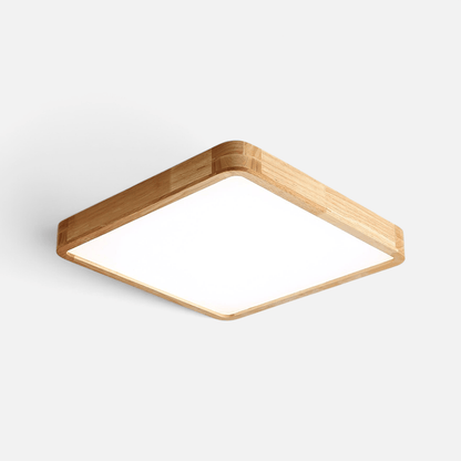 Elvora Ceiling Light | Bamboo Border Flush Mount Design