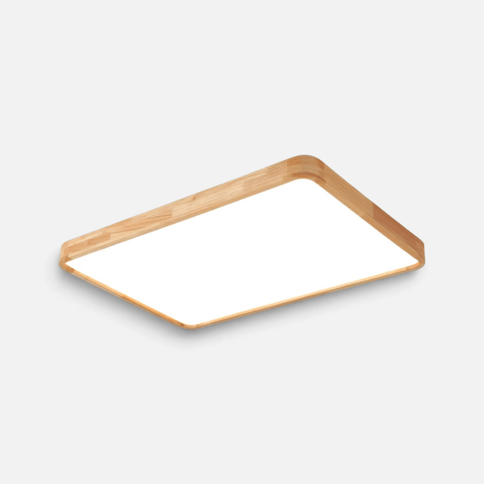 Elvora Ceiling Light | Bamboo Border Flush Mount Design