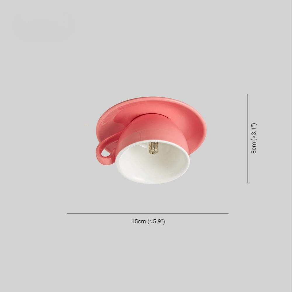 Elvora Ceiling Light | Coffee Cup Ceramic Design