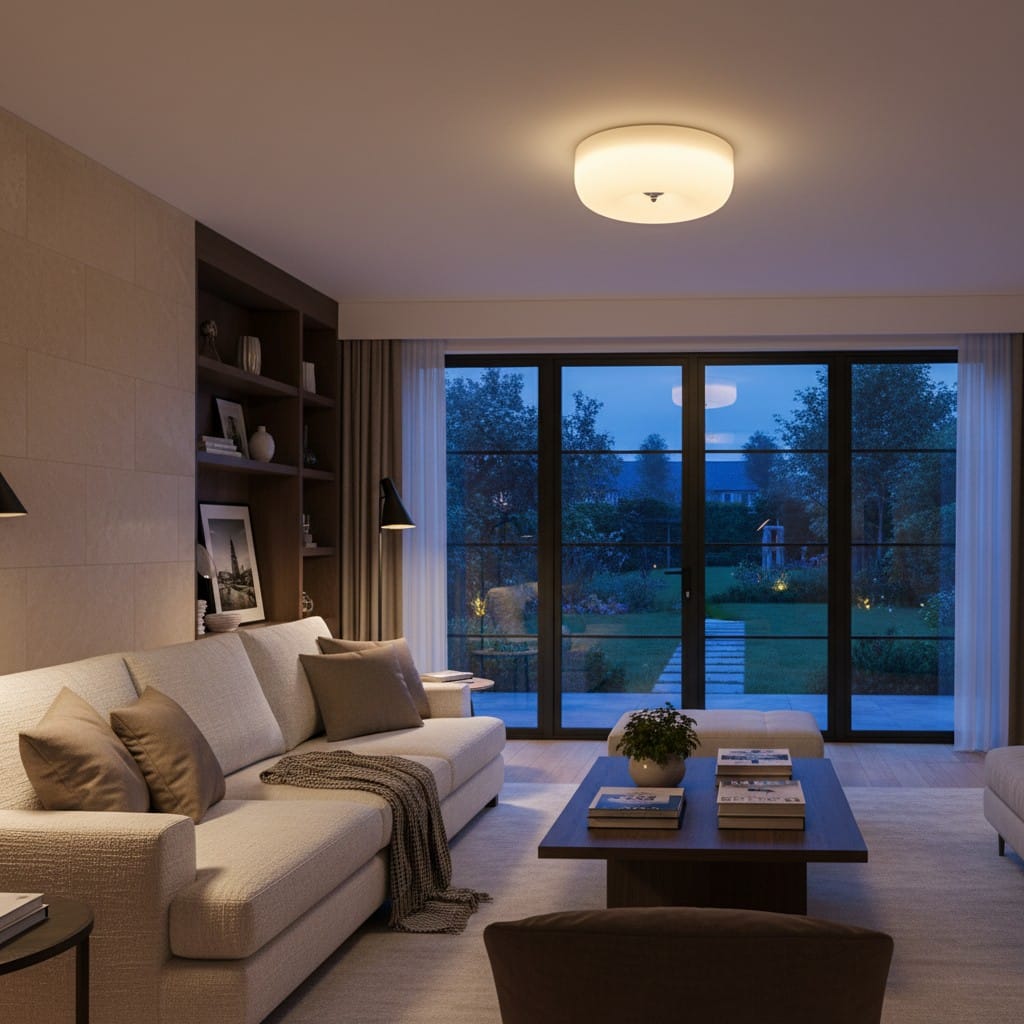 Elvora Ceiling Light | Donut Glass Dome Design