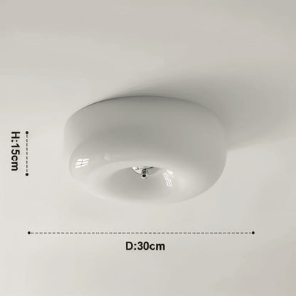 Elvora Ceiling Light | Donut Glass Dome Design