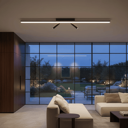 Elvora Ceiling Light | Linear LED Bar with Spotlight