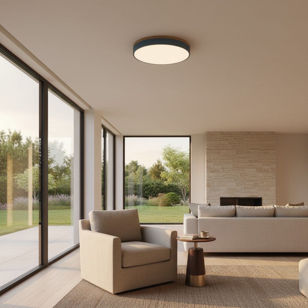 Elvora Ceiling Light | Minimalist Disc LED Light