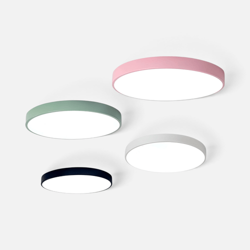 Elvora Ceiling Light | Minimalist Round Flush Mount