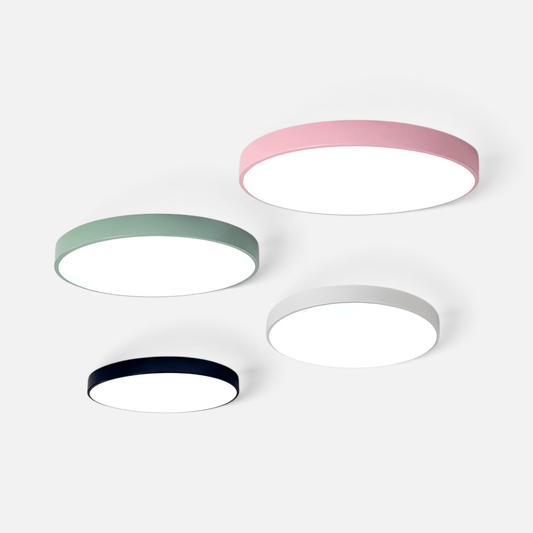 Elvora Ceiling Light | Minimalist Round Flush Mount