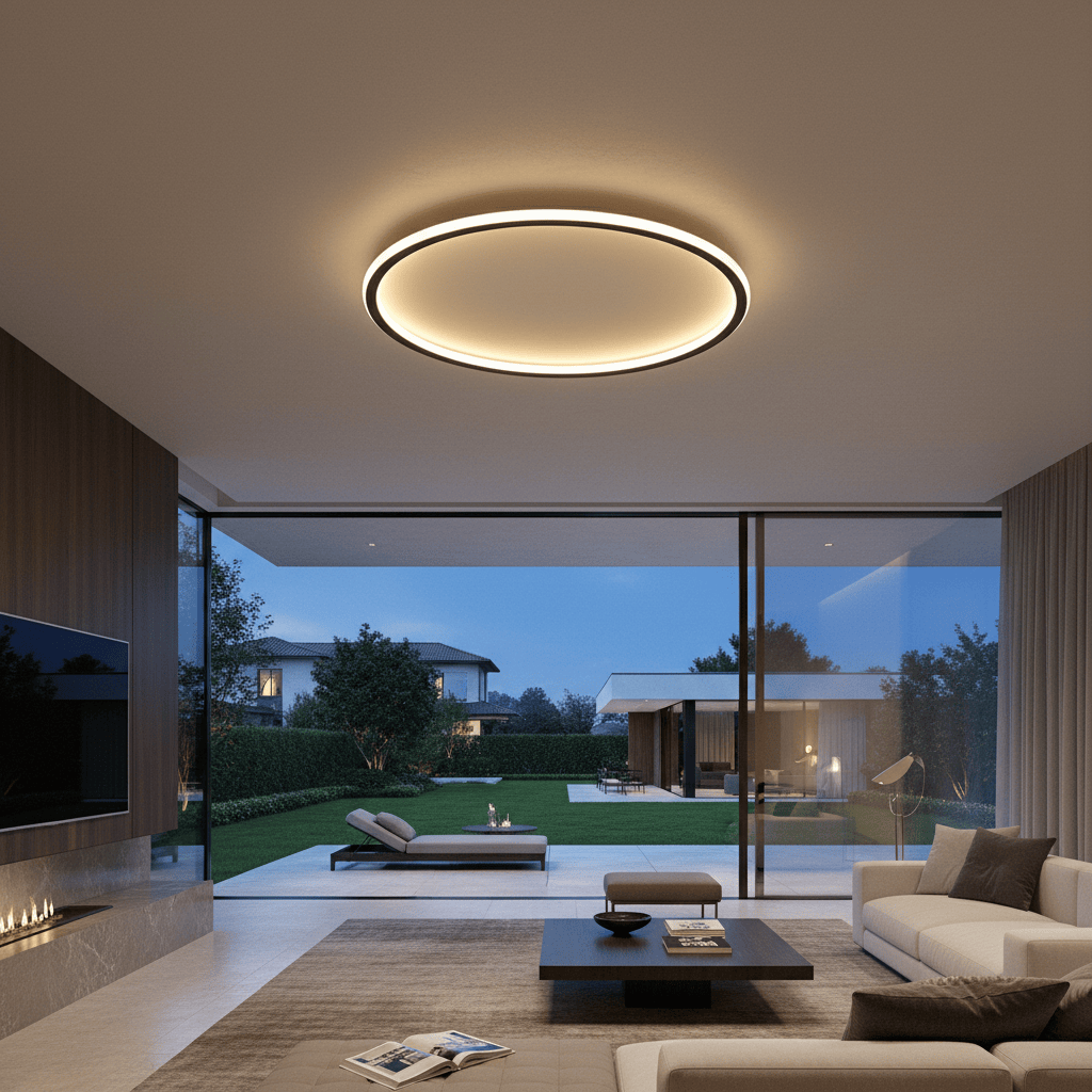 Elvora Ceiling Light | Modern Oval LED Design