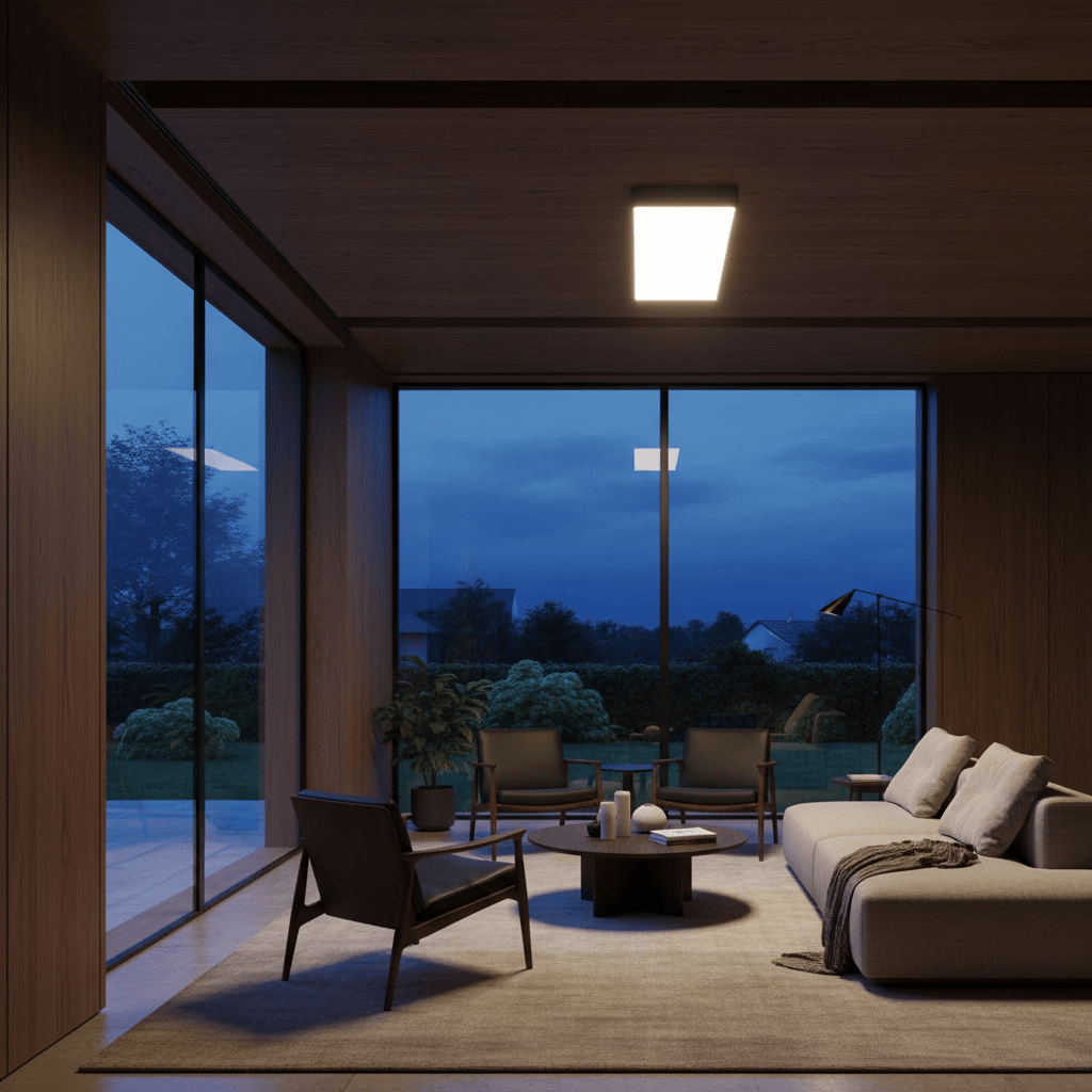 Elvora Ceiling Light | Modern Square Flush Design