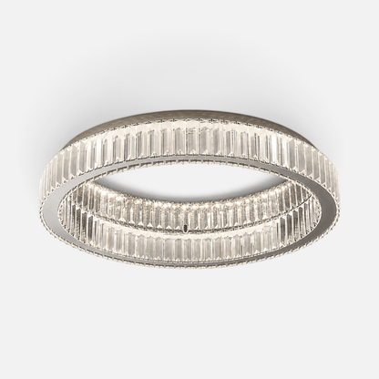 Elvora Ceiling Light | Round Crystal Ring Design