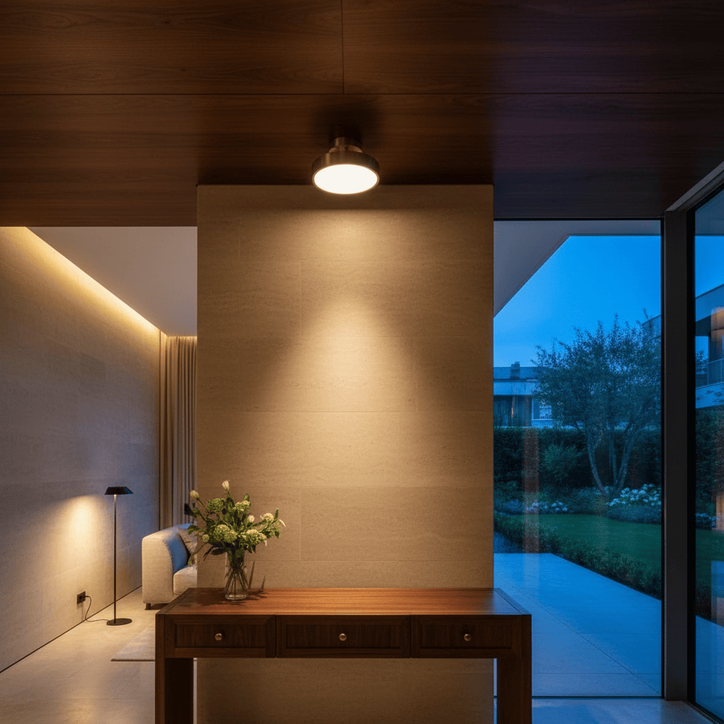 Elvora Ceiling Light | Round Drum Flush Mount