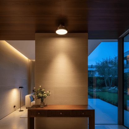 Elvora Ceiling Light | Round Drum Flush Mount