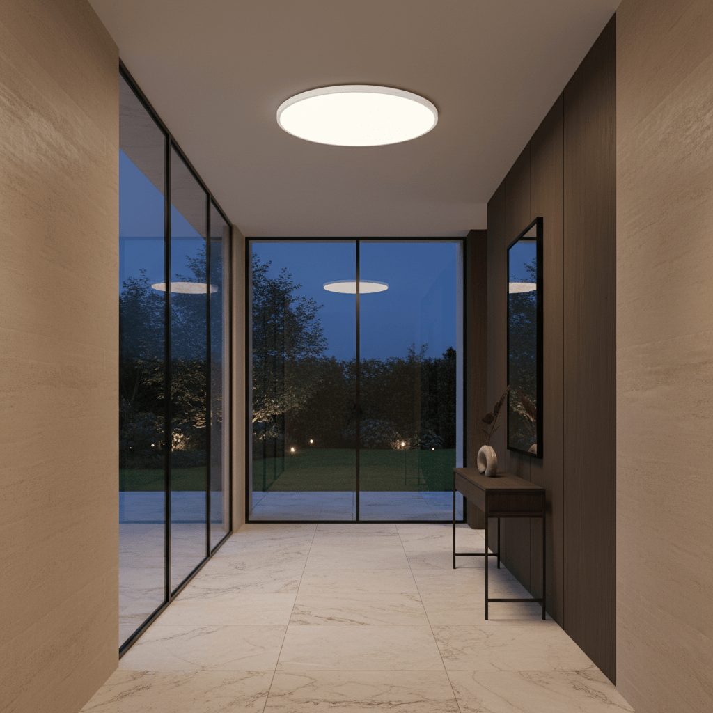 Elvora Ceiling Light | Round LED Flush Mount