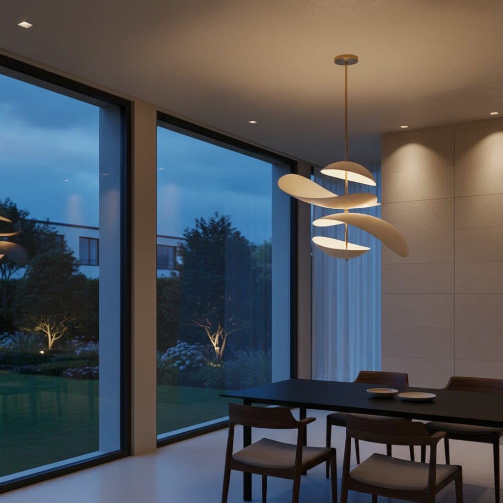 Elvora Ceiling Light | Sculptural Petal Design