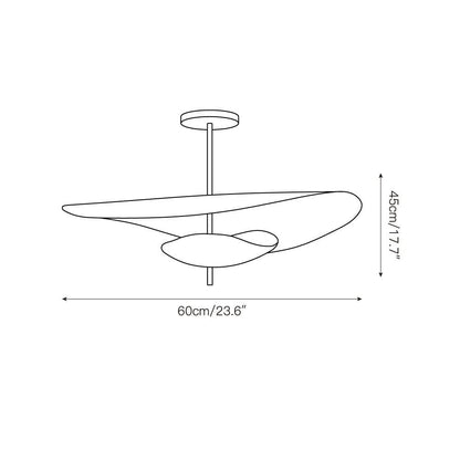 Elvora Ceiling Light | Sculptural Petal Design