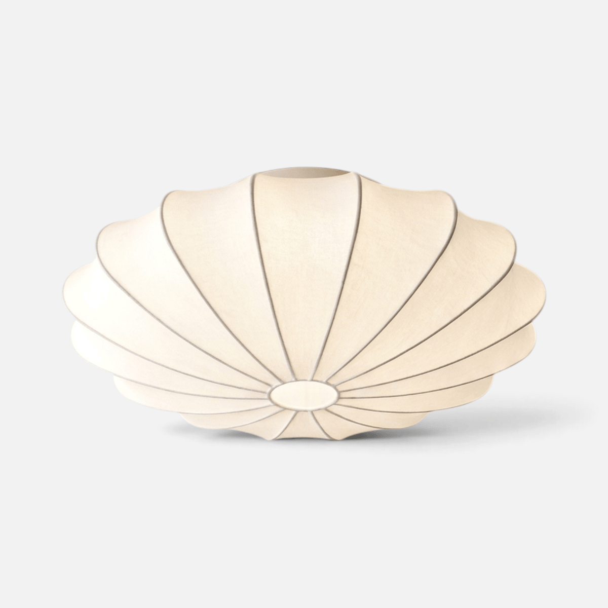 Elvora Ceiling Light | Shell Shaped Silk Flush Mount
