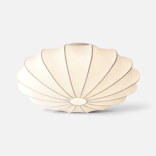 Elvora Ceiling Light | Shell Shaped Silk Flush Mount