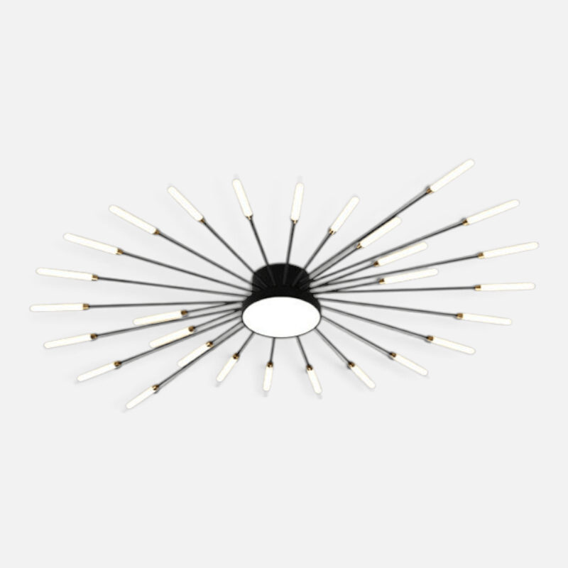Elvora Ceiling Light | Sunburst Firework Design