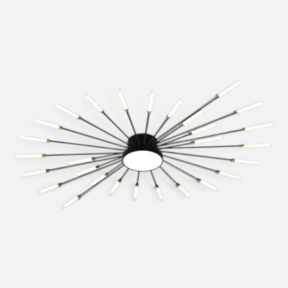 Elvora Ceiling Light | Sunburst Firework Design