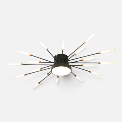 Elvora Ceiling Light | Sunburst Firework Design