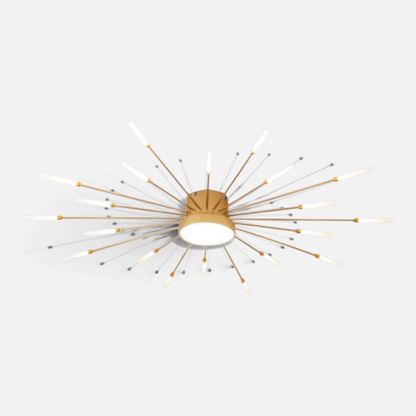 Elvora Ceiling Light | Sunburst Firework Design
