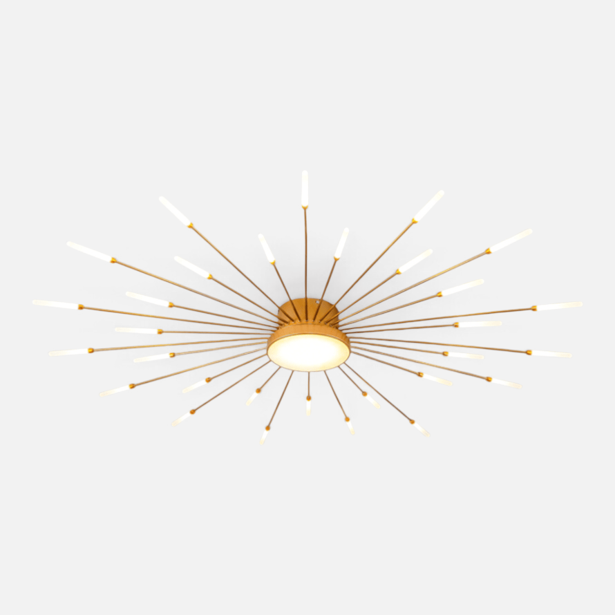 Elvora Ceiling Light | Sunburst Firework Design