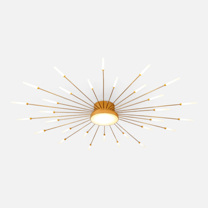 Elvora Ceiling Light | Sunburst Firework Design