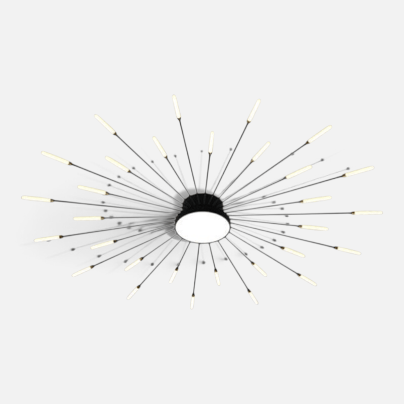 Elvora Ceiling Light | Sunburst Firework Design