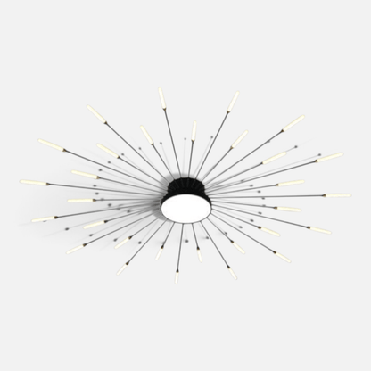 Elvora Ceiling Light | Sunburst Firework Design
