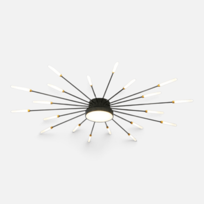 Elvora Ceiling Light | Sunburst Firework Design