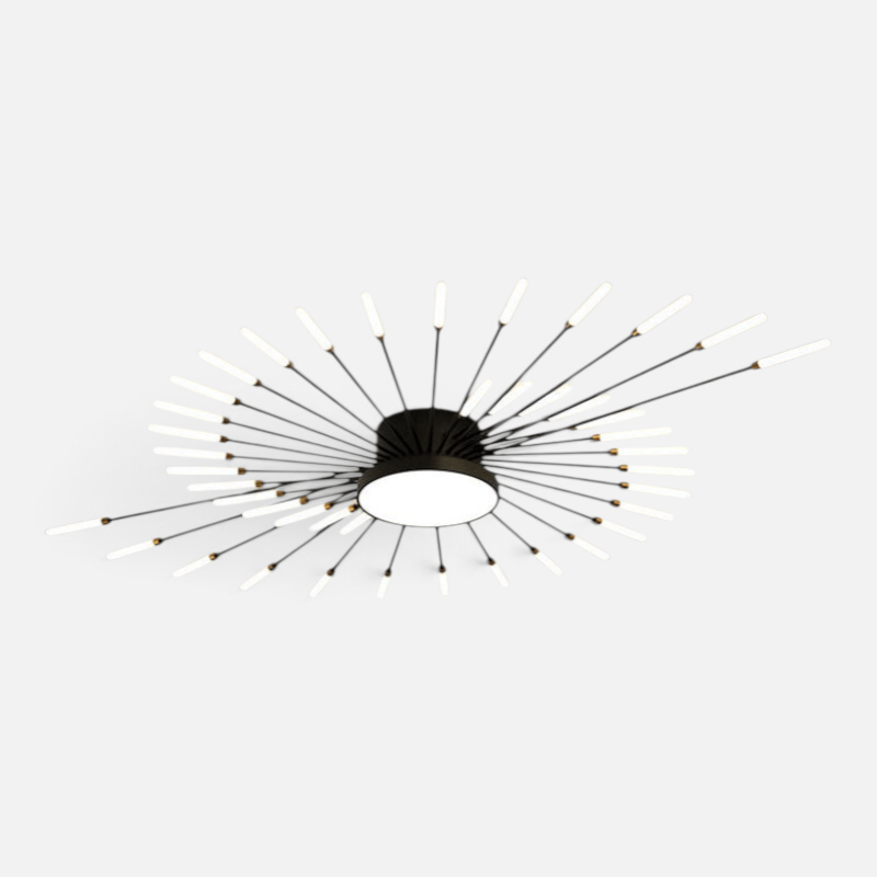 Elvora Ceiling Light | Sunburst Firework Design