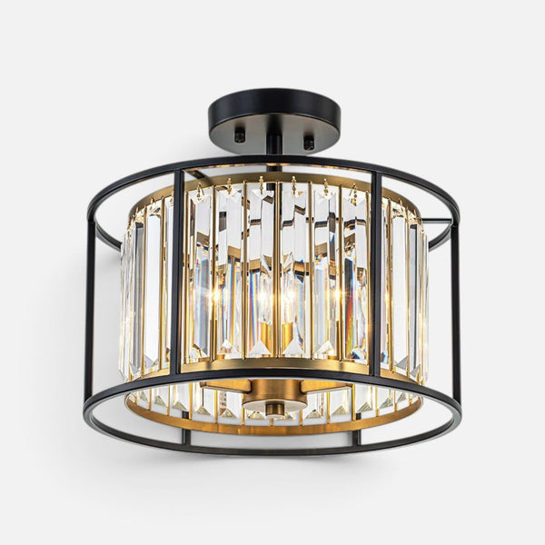 Elvora Ceiling Light | Vintage Crystal Hallway Lamp