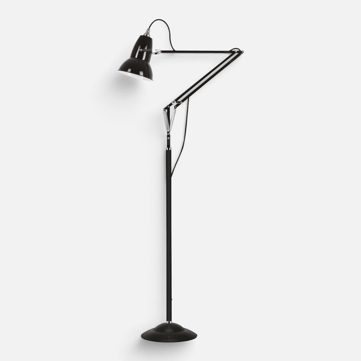 Elvora Floor Light | Industrial Spring Balance Design
