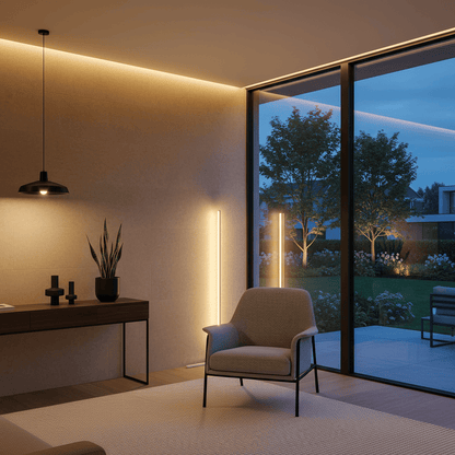 Elvora Floor Light | Minimalist Corner LED Design