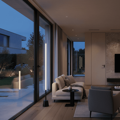 Elvora Floor Light | Minimalist Vertical Strip Design