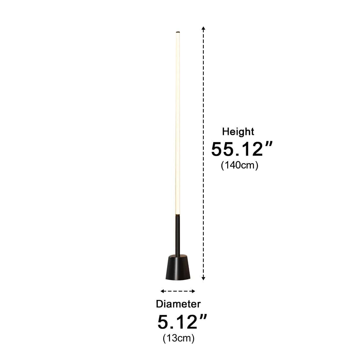 Elvora Floor Light | Minimalist Vertical Strip Design