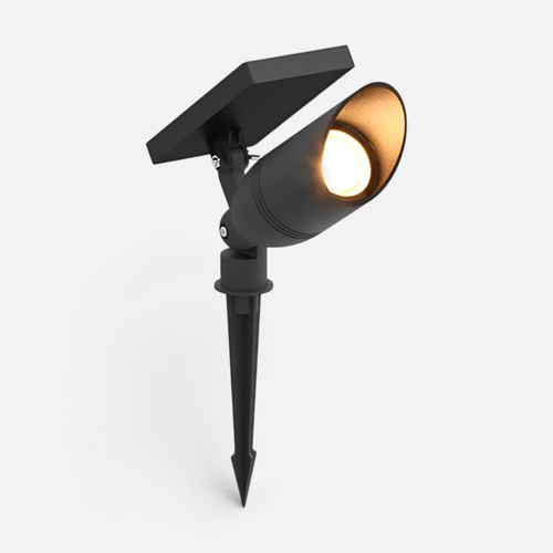 Elvora Floor Light | Solar Panel Spotlight Design