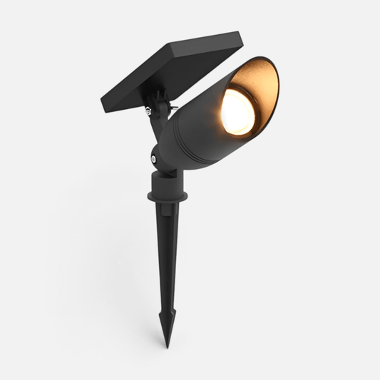 Elvora Floor Light | Solar Panel Spotlight Design